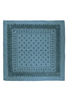 1930s Bandana, Regen Silk, Blue Jean