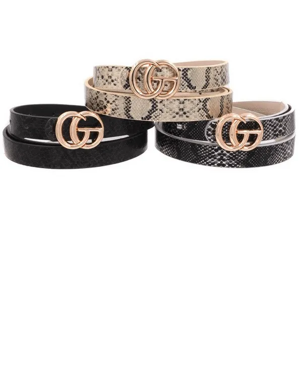 3 Pack Fashion Belts