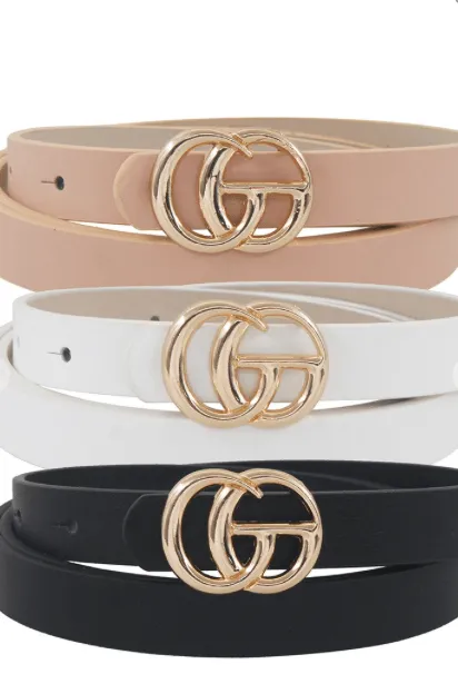 3 Pack Fashion Belts
