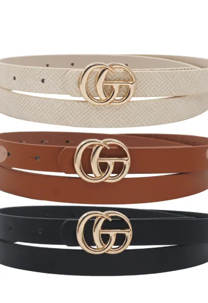 3 Pack Fashion Belts
