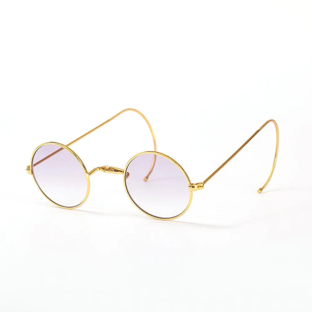 39mm Round Wire Rim Gradient Tint Sun Readers A0039