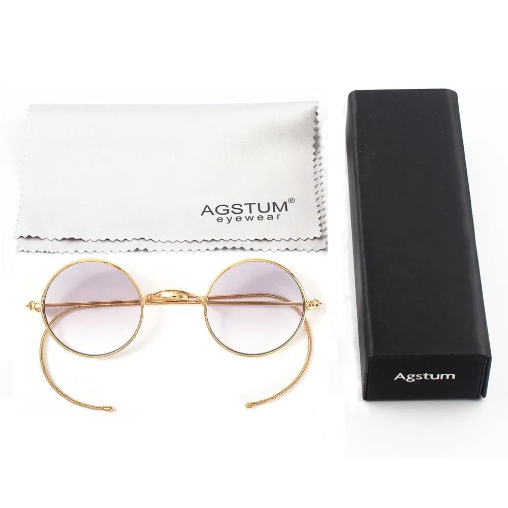 39mm Round Wire Rim Gradient Tint Sun Readers A0039