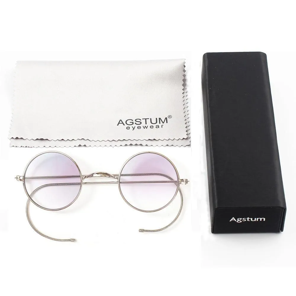 39mm Round Wire Rim Gradient Tint Sun Readers A0039