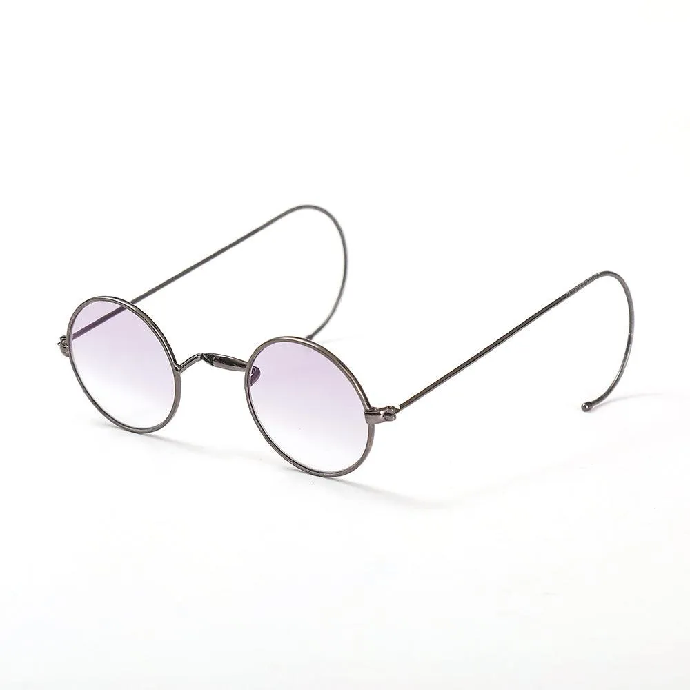 39mm Round Wire Rim Gradient Tint Sun Readers A0039