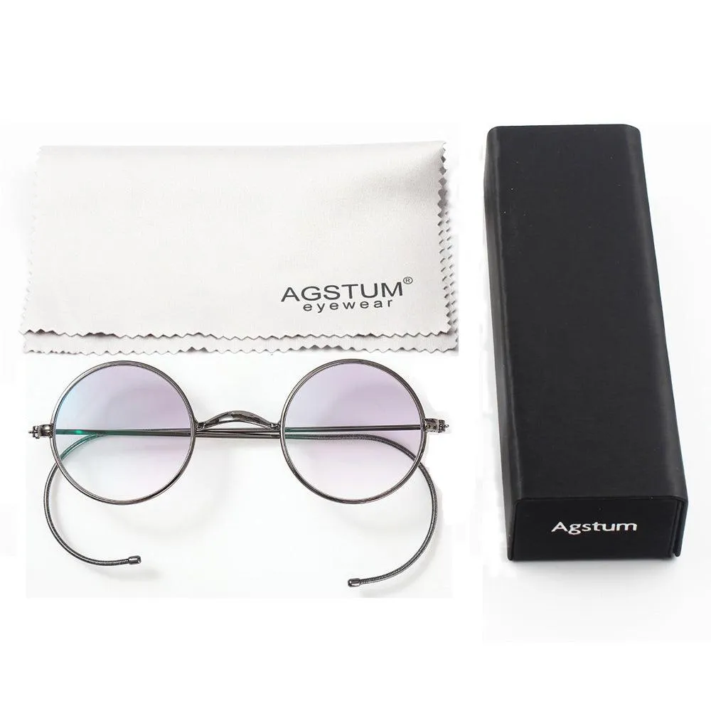 39mm Round Wire Rim Gradient Tint Sun Readers A0039