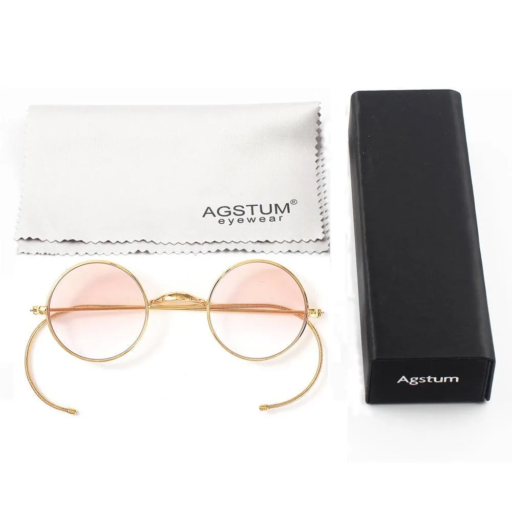39mm Round Wire Rim Gradient Tint Sun Readers A0039