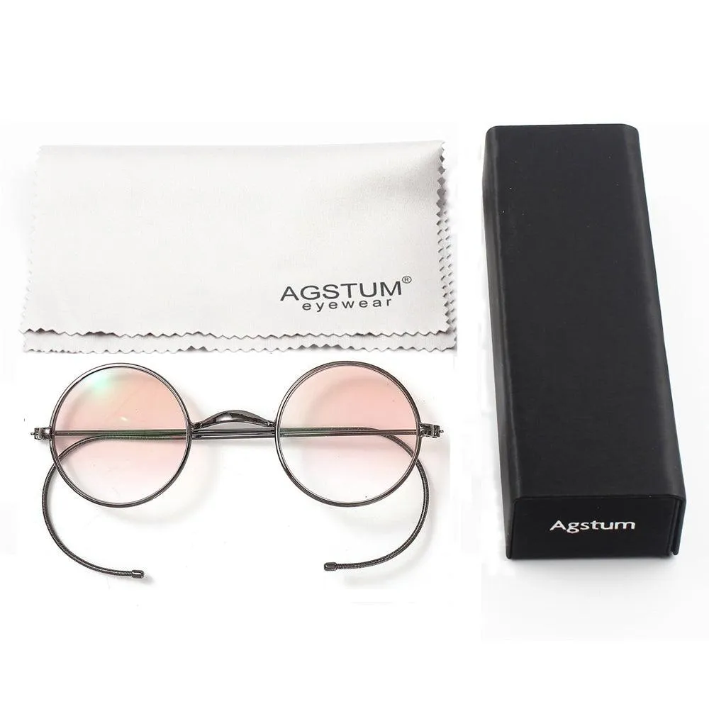 39mm Round Wire Rim Gradient Tint Sun Readers A0039