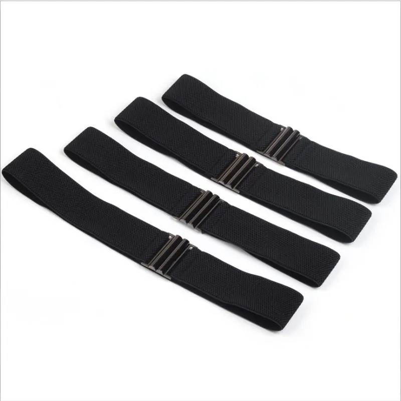 Aubrey Metal Buckle Elastic Belt