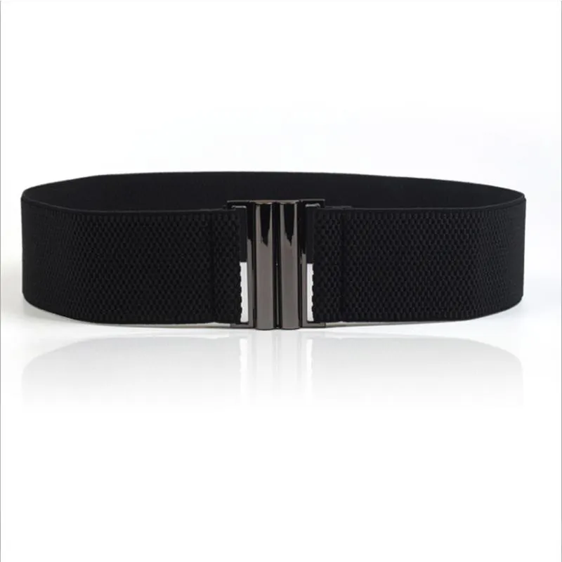 Aubrey Metal Buckle Elastic Belt