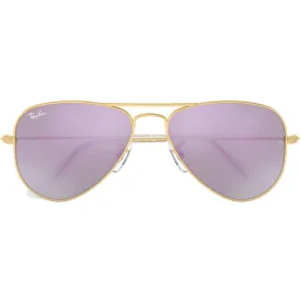 Aviator Junior - Gold/Lillac Mirror