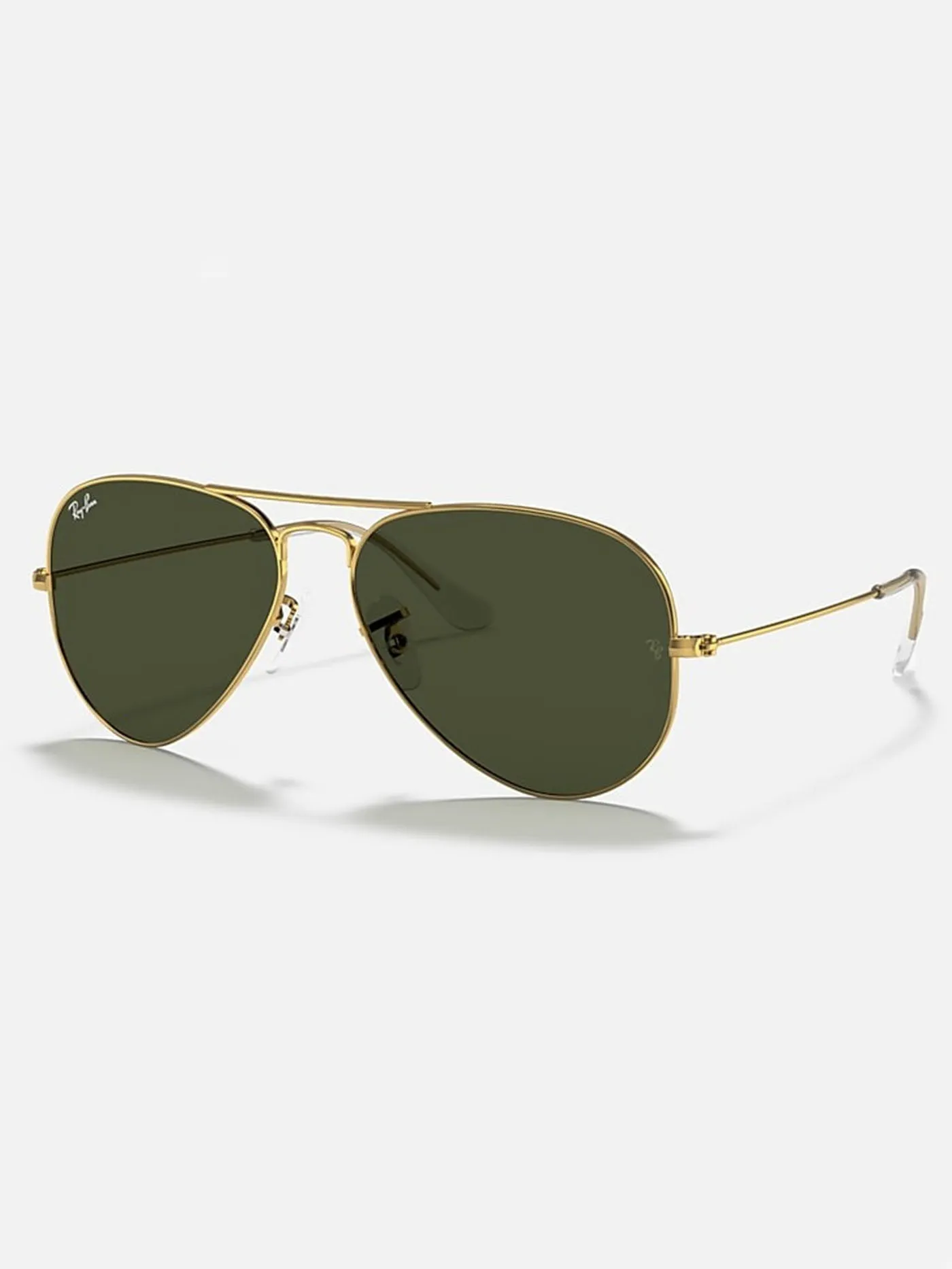 Aviator Large Metal Gold/Green Classic G-15 Sunglasses