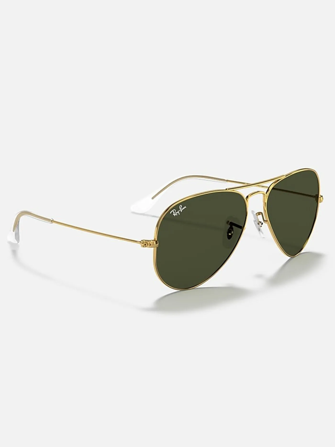 Aviator Large Metal Gold/Green Classic G-15 Sunglasses