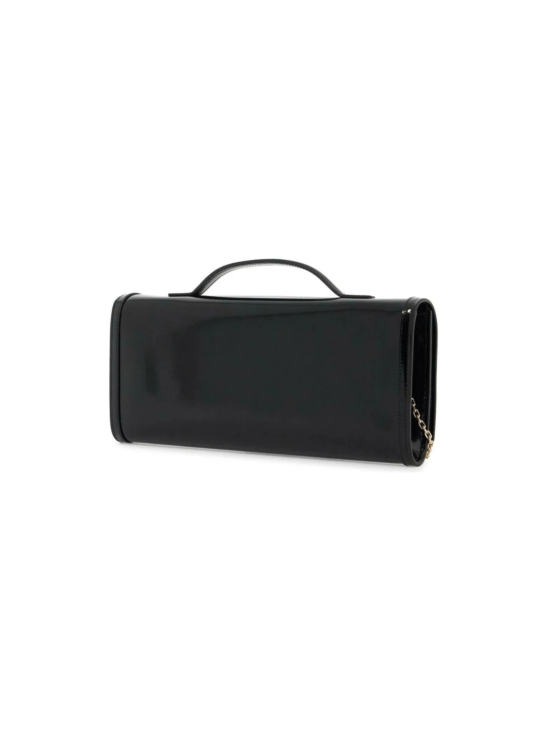 Belle Vivier Bow Leather Clutch