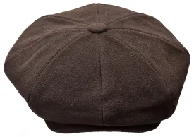 Buno Capelo Melton News Boy Cap ME-901 Brown