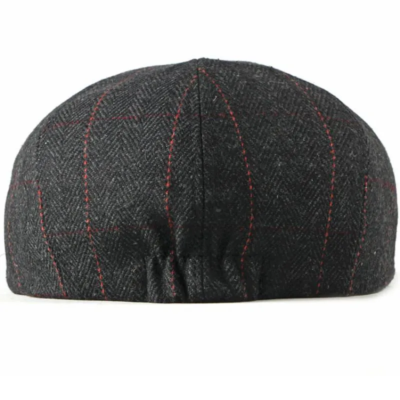 Cardiff Striped Newsboy Cap