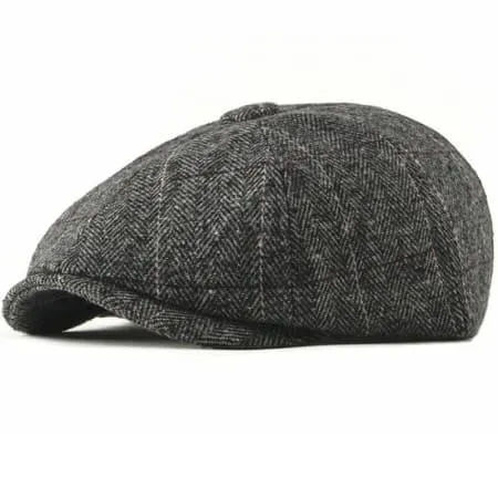 Cardiff Striped Newsboy Cap