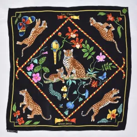 Chase Jaguar Jungle Vintage Silk Scarf