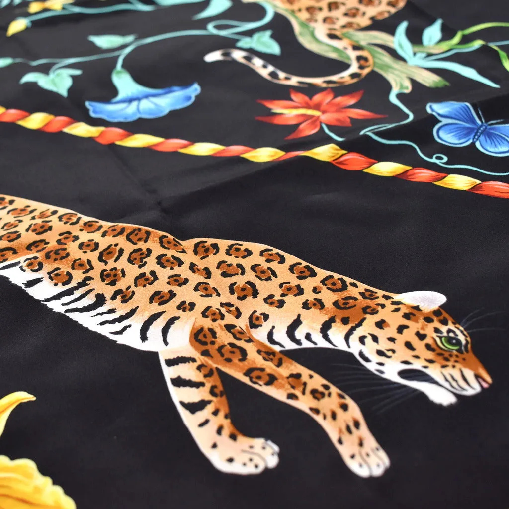 Chase Jaguar Jungle Vintage Silk Scarf