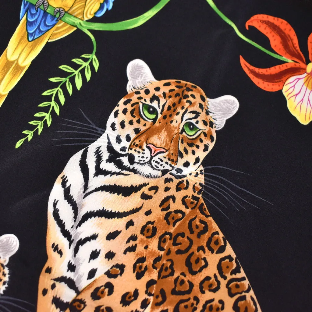 Chase Jaguar Jungle Vintage Silk Scarf