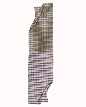 Check Blanket Scarf in Rose