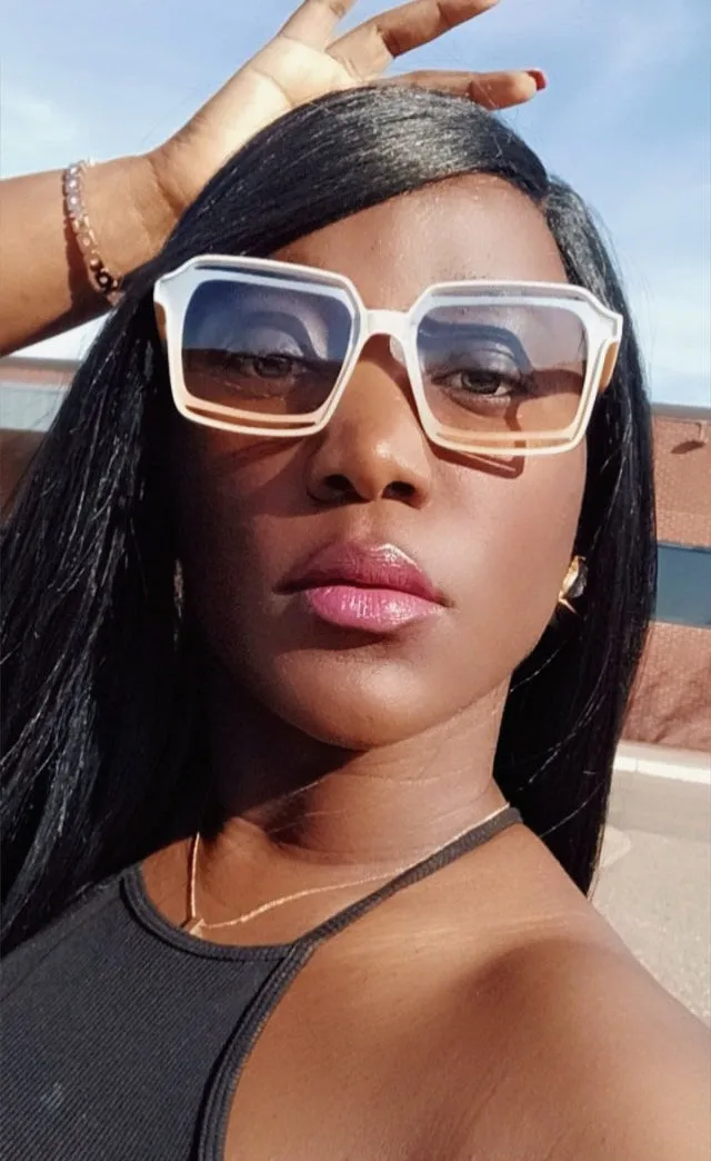 Chic Oversized Sunglasses for Women Men Big Flat Top Fashion-GIO