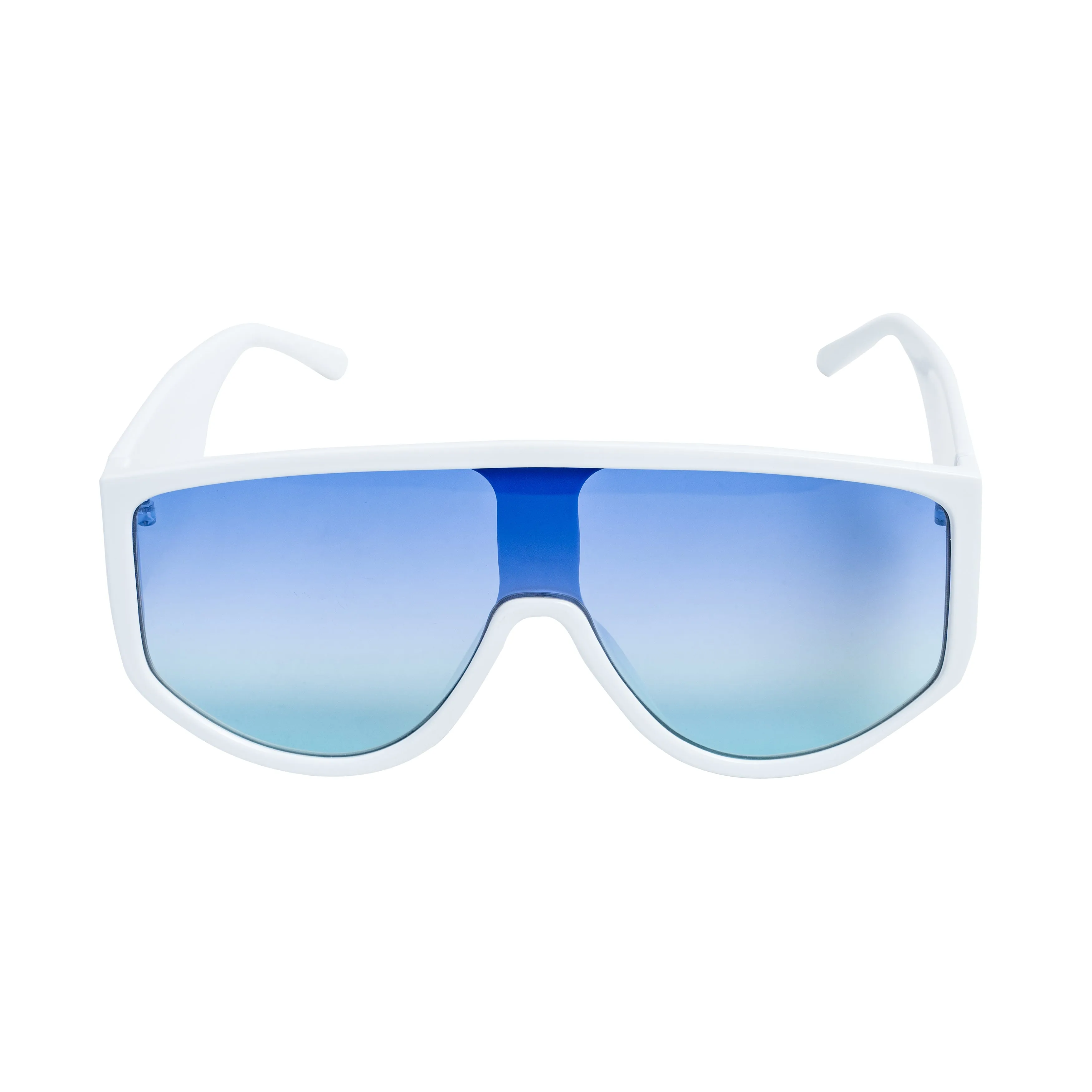 Chokore Retro Oversized UV-400 Protected Sunglasses (White)
