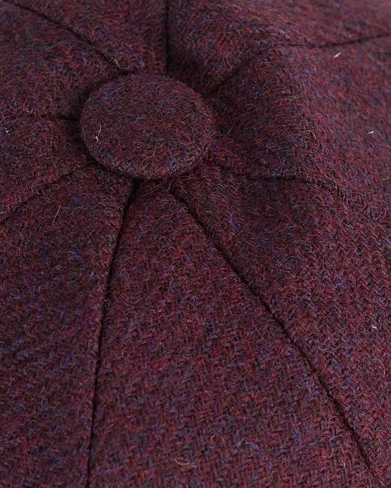 Damson Wine Wool Gatsby Cap