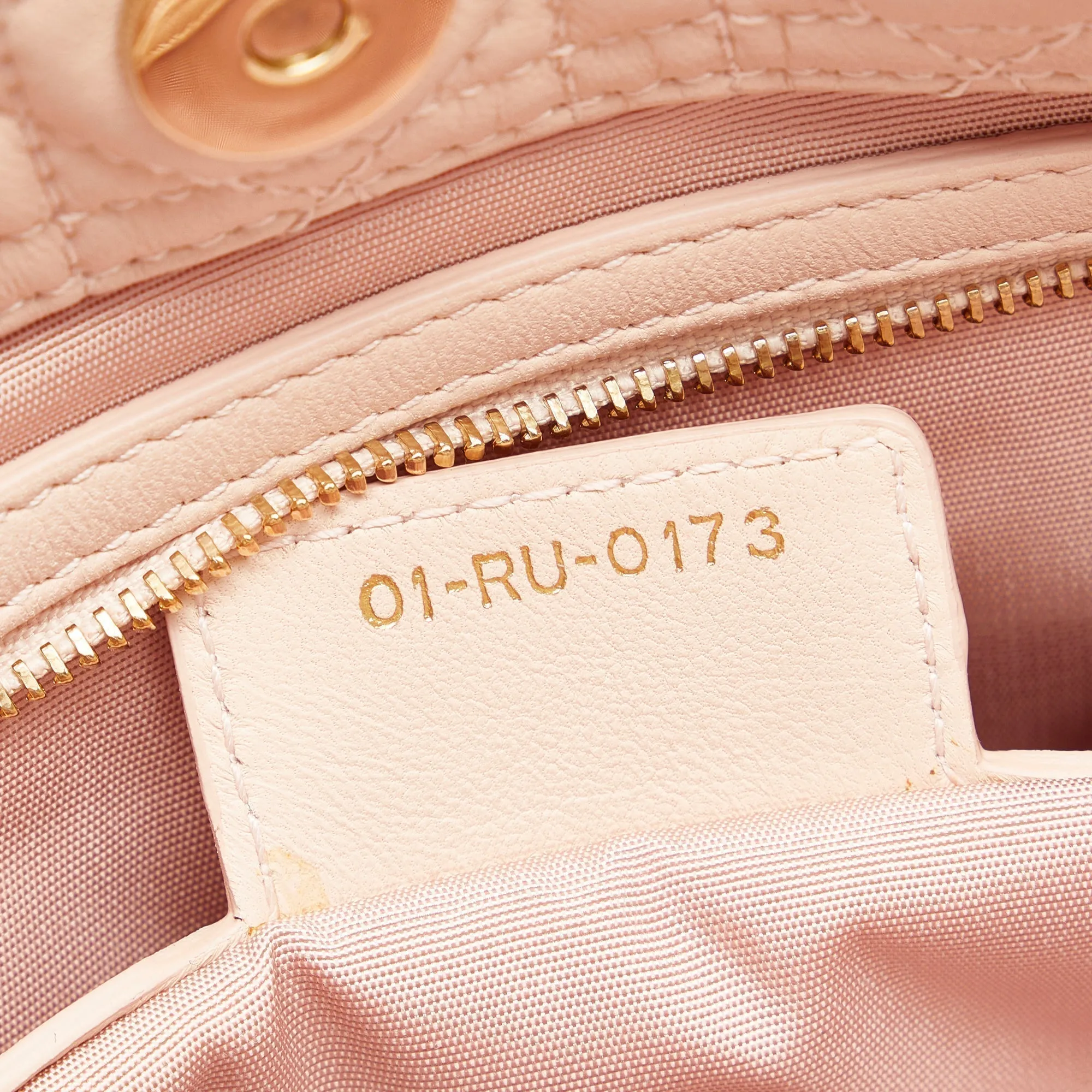 DIORLarge Cannage Lady  Soft Shopping Tote Tote Bag