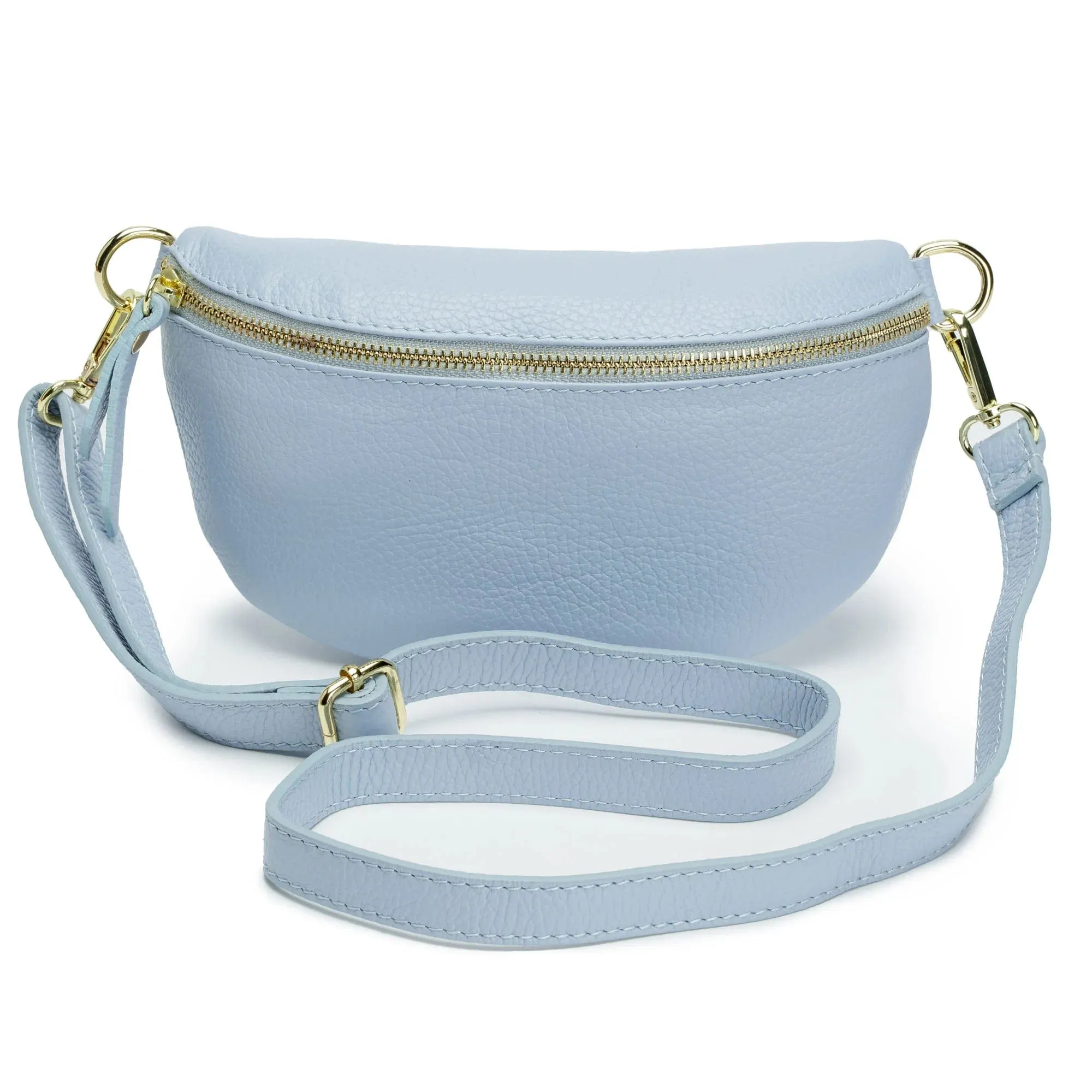 Elie Beaumont Crossbody Sling Bag Powder Blue