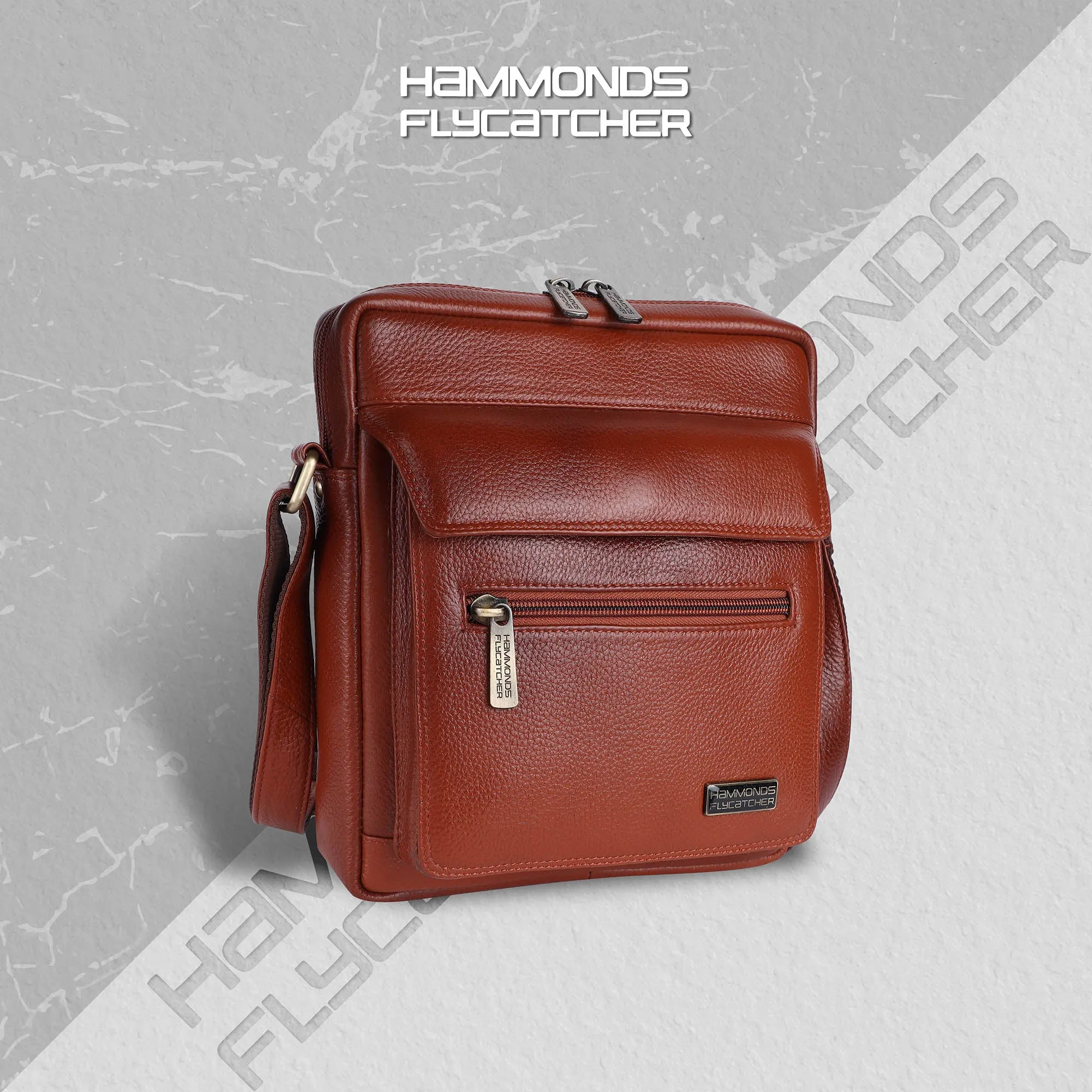 Genuine Leather Messenger Sling Bag For Men With 1 Year Warranty