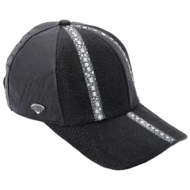 Gorra Original  Piel Mantarraya Negro