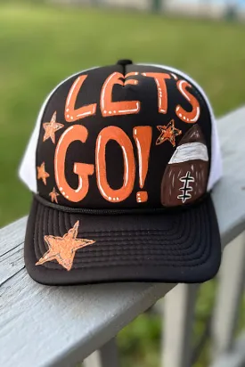 Hand Painted LET’S GO Trucker - Custom Order