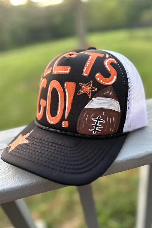 Hand Painted LET’S GO Trucker - Custom Order