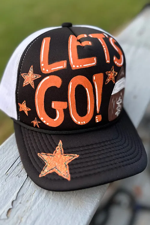 Hand Painted LET’S GO Trucker - Custom Order