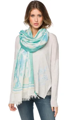 Happy High Hand Loomed Textured Fabric Scarf Wrap