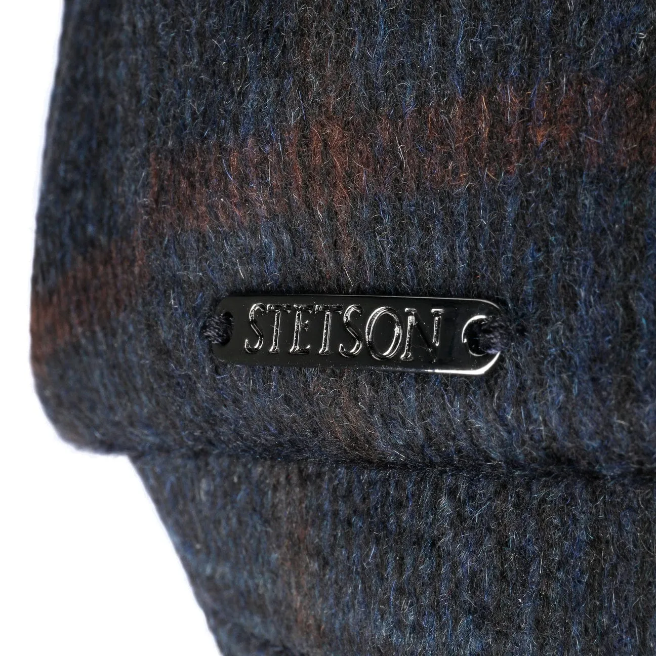 Hatteras Cashmere Check Newsboy by Stetson