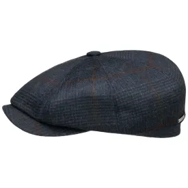 Hatteras Cashmere Check Newsboy by Stetson