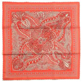 Hermes "Le Jardin de la Maharani" by Annie Faivre 55cm Silk Bandana