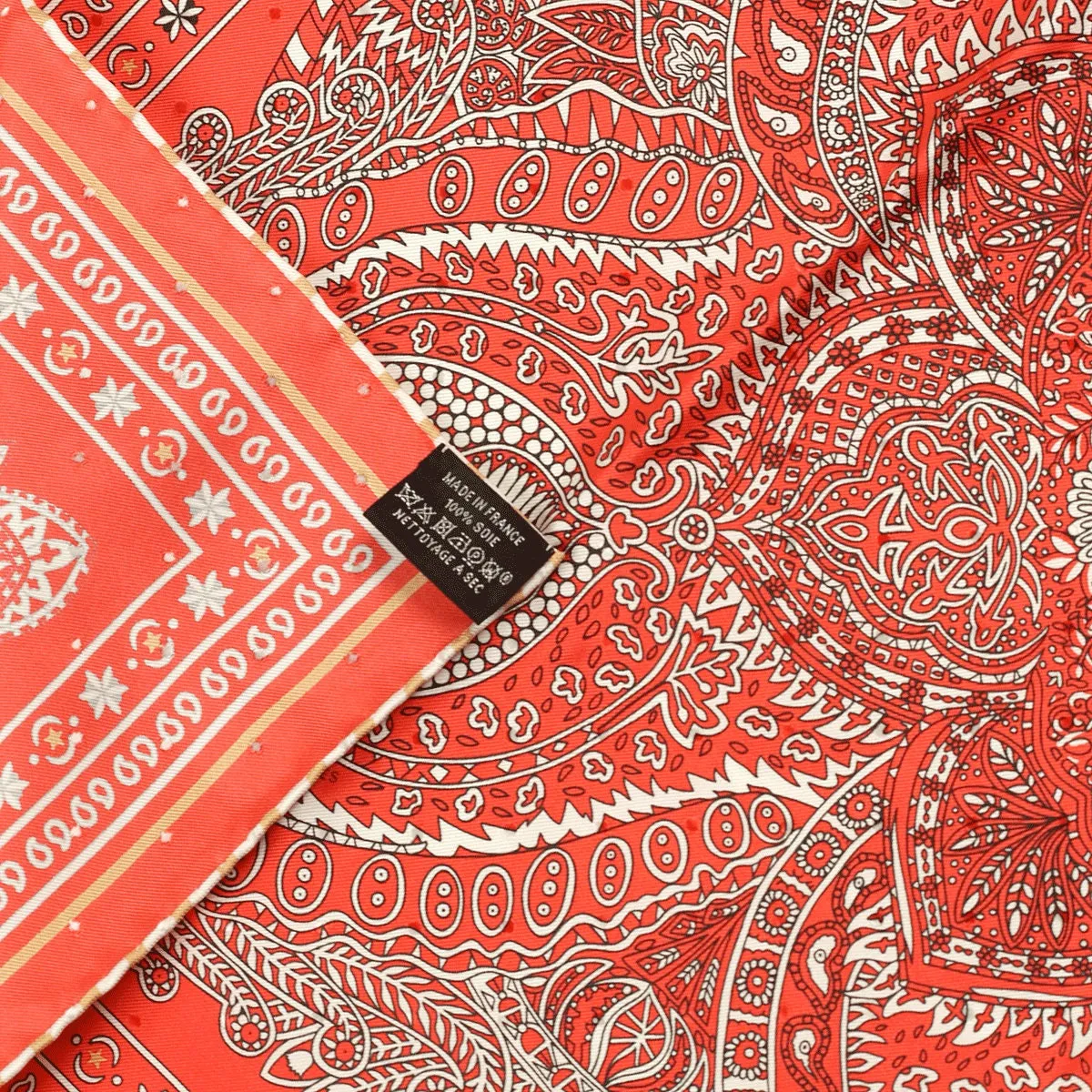 Hermes "Le Jardin de la Maharani" by Annie Faivre 55cm Silk Bandana