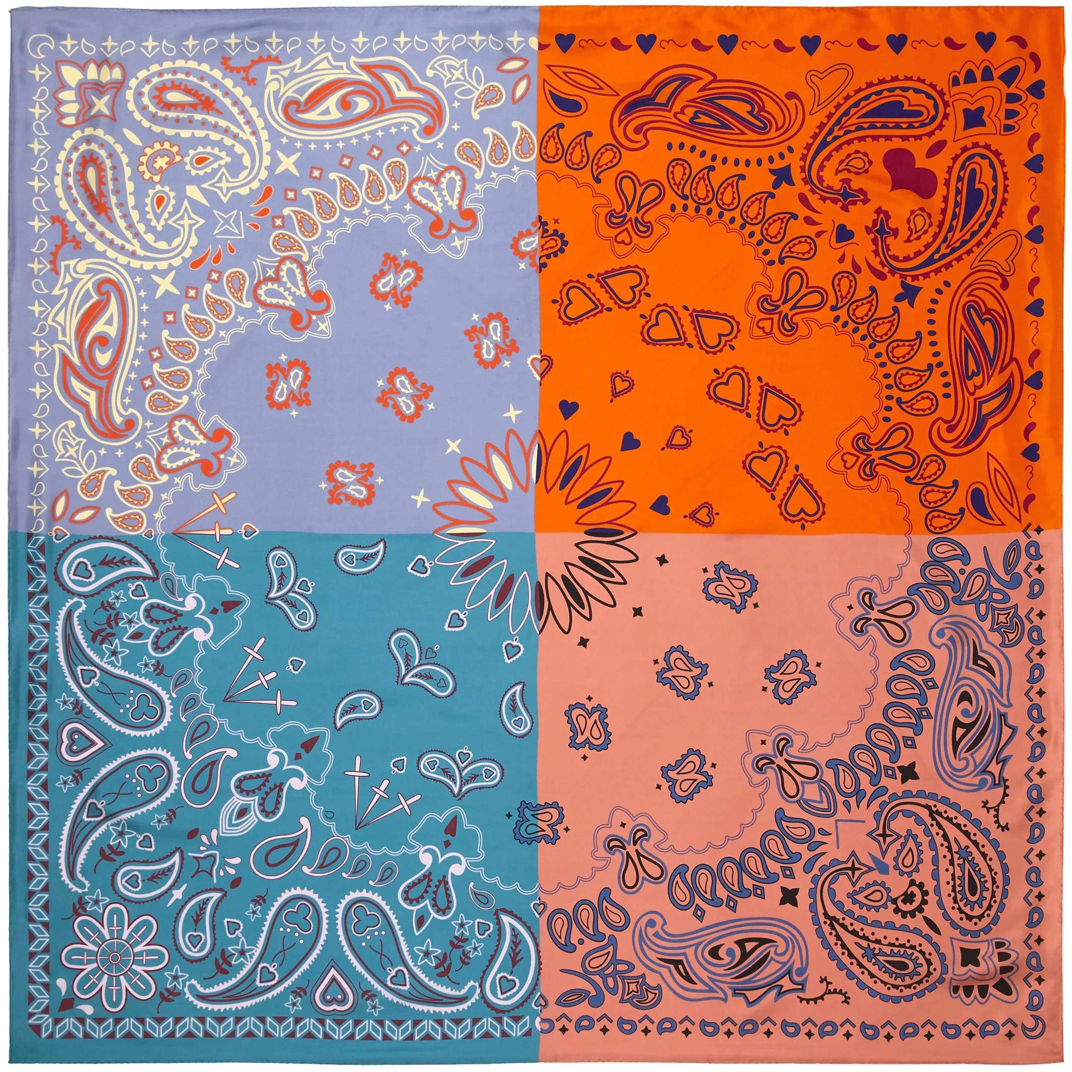 JANE CARR Bandanas Square Scarf