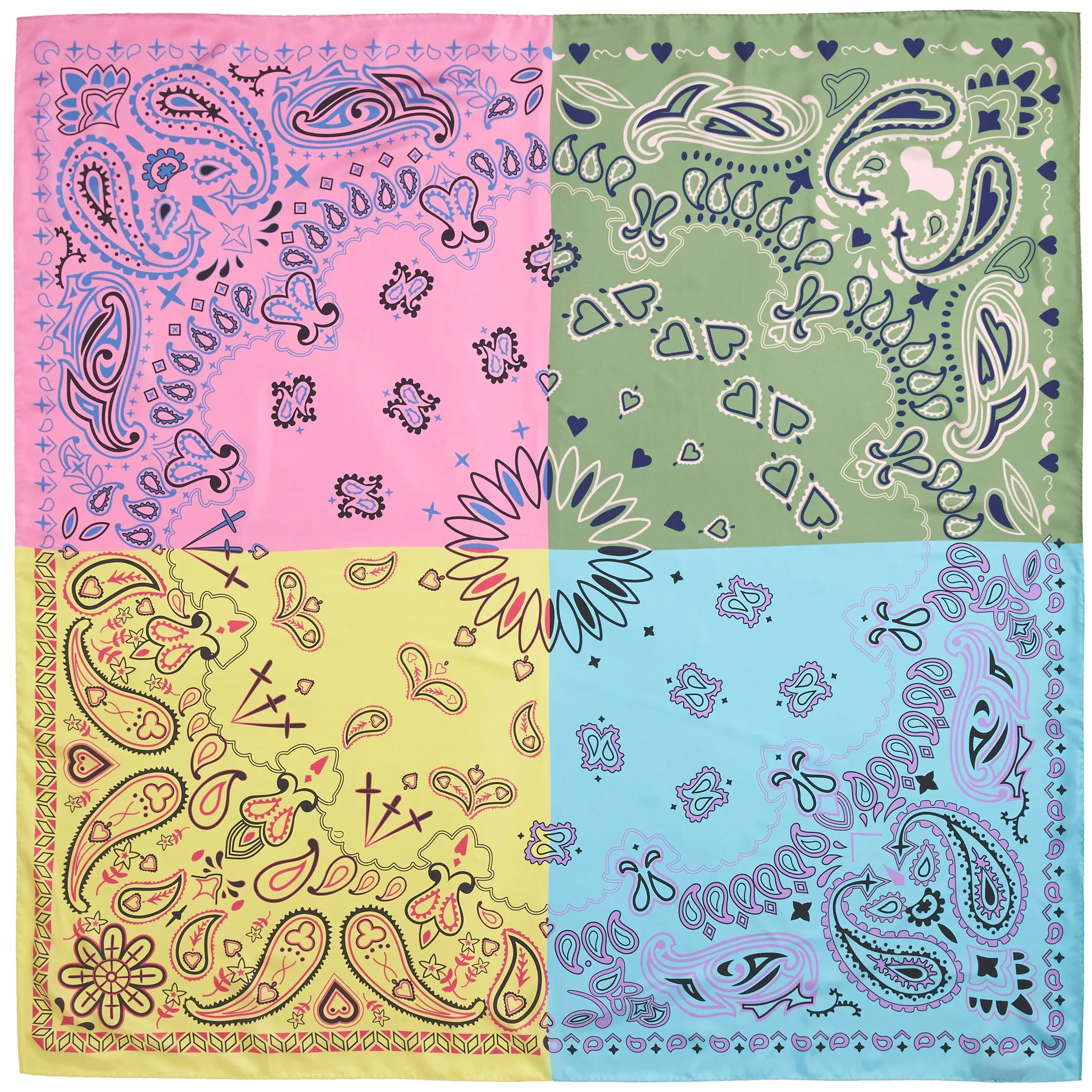 JANE CARR Bandanas Square Scarf