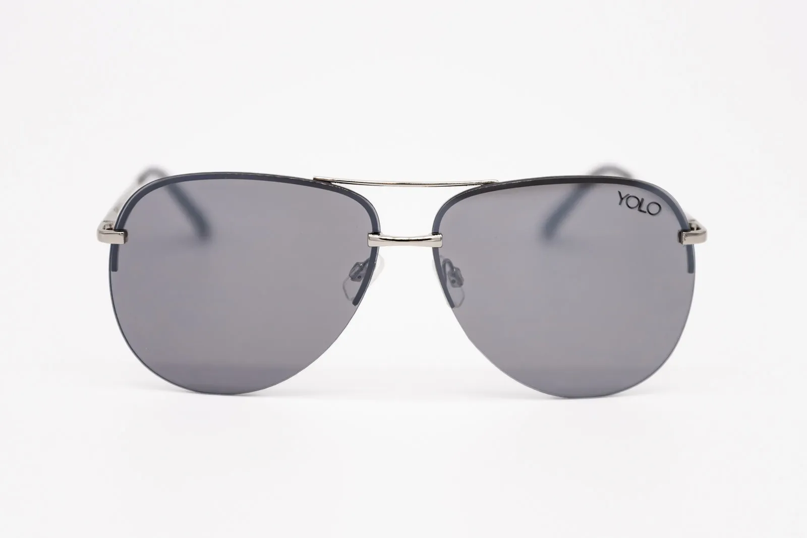 Lightweight Rimeless Fashion Aviator Metal Sunglasses