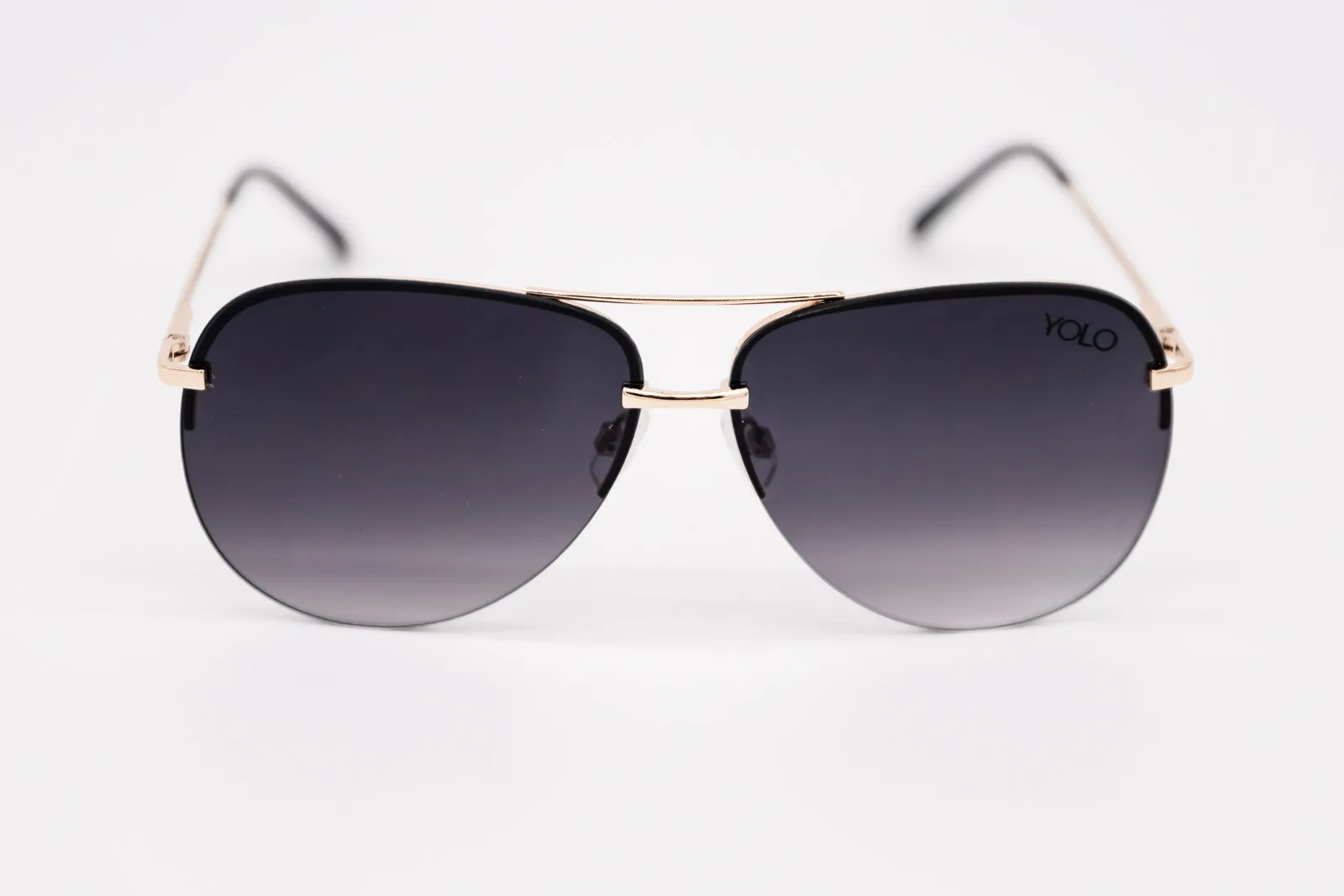 Lightweight Rimeless Fashion Aviator Metal Sunglasses