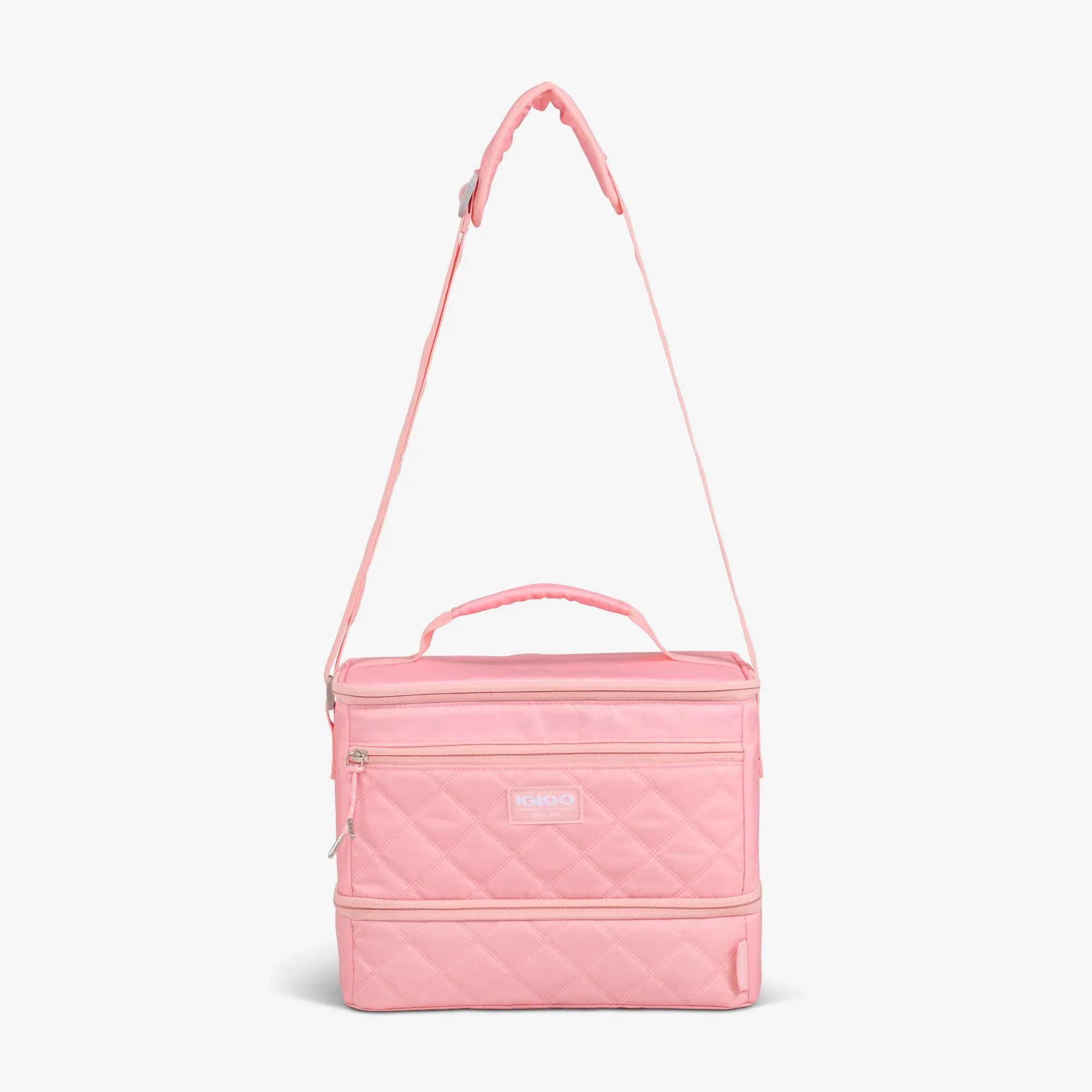 MaxCold DUO Dual Compartment Square Lunch Cooler
