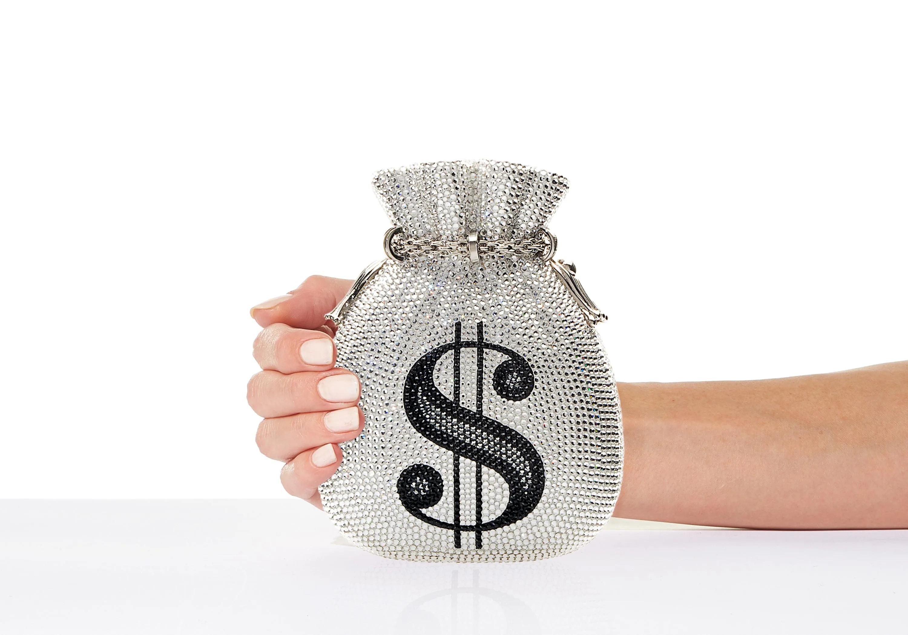 Money Bags Pouch Silver