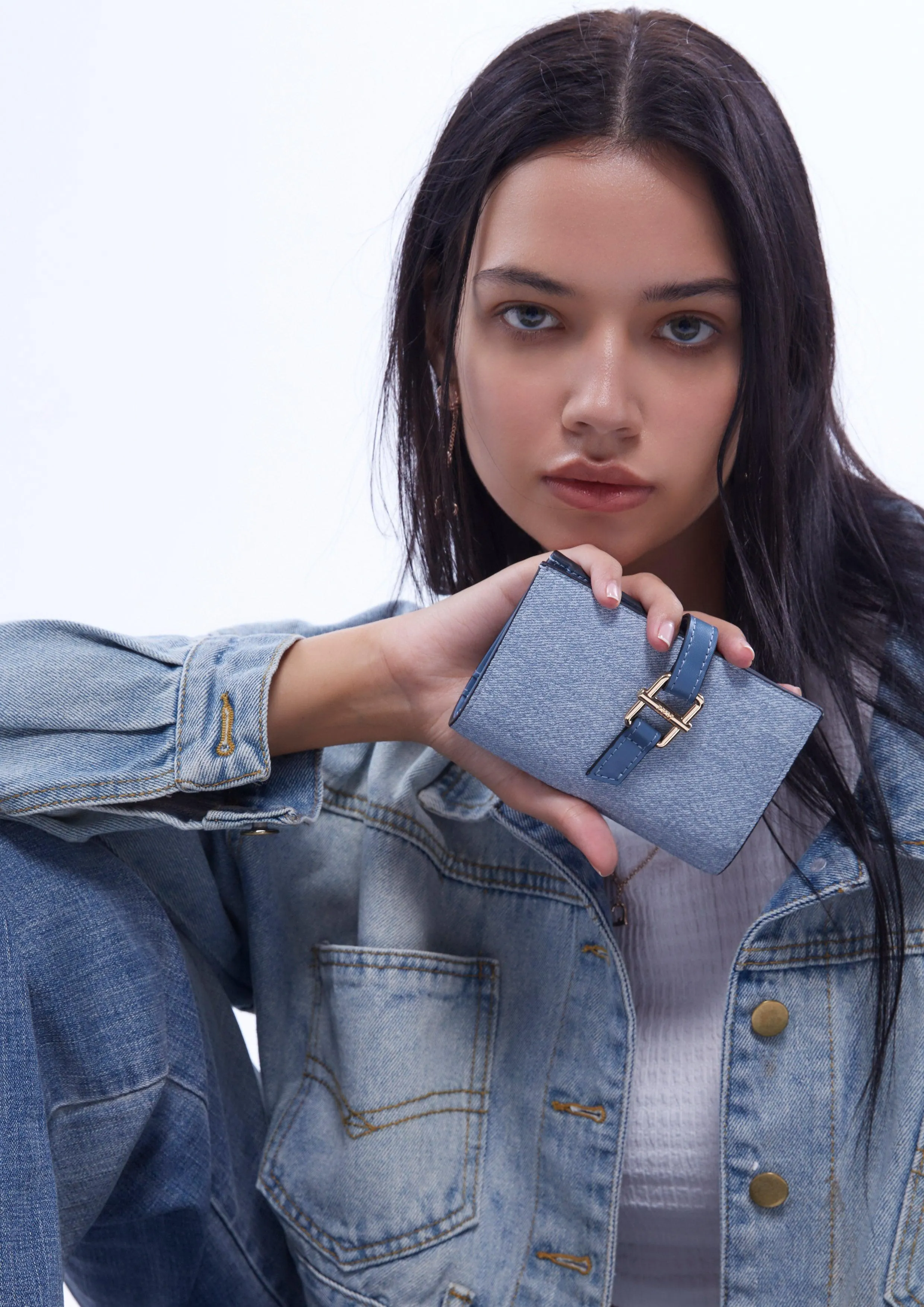 Nya Short Wallet - Blue