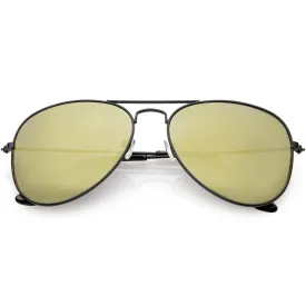 Oversize Slim Metal Temple Square Lens Horn Rimmed Sunglasses C779