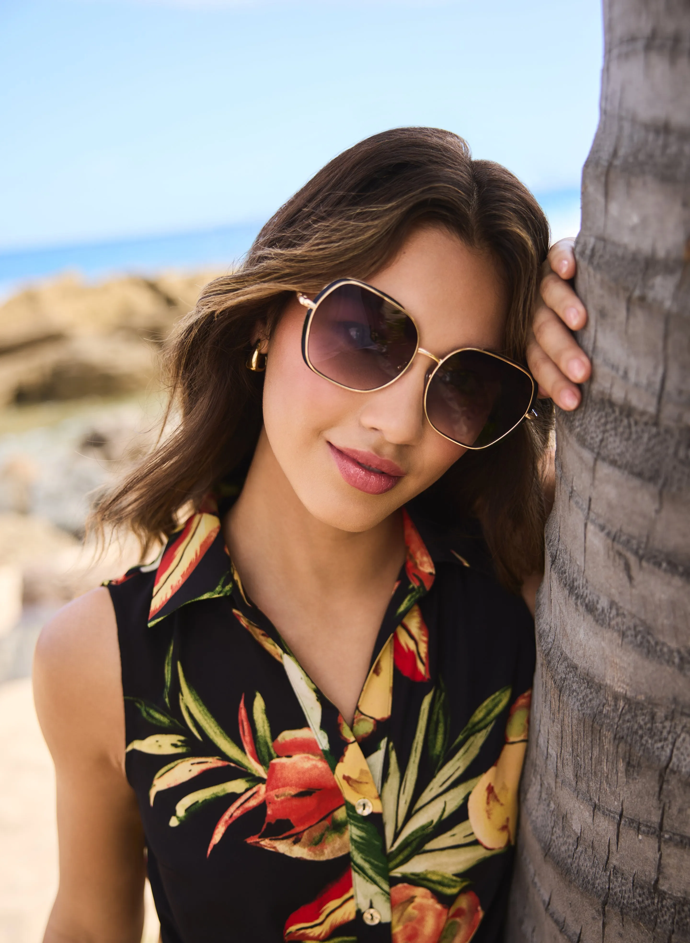 Oversized Rounded Sunglasses