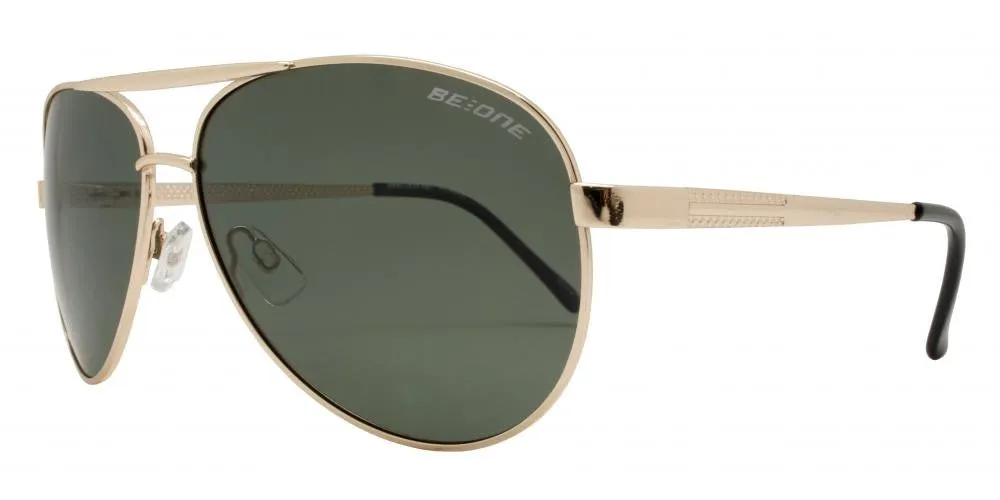 PL 3922 - Polarized Classic Aviator Metal Sunglasses