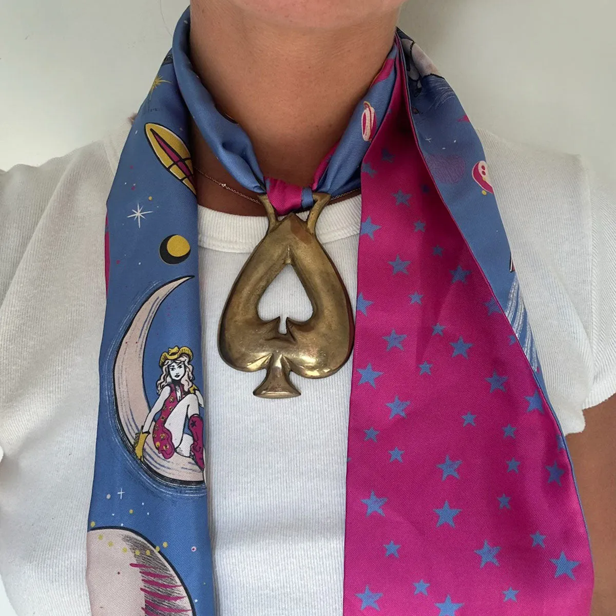 Planet Cowboy Silk Western Twilly